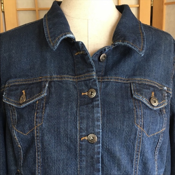 Motto Denim Jean Jacket SZ XL - Picture 3 of 8